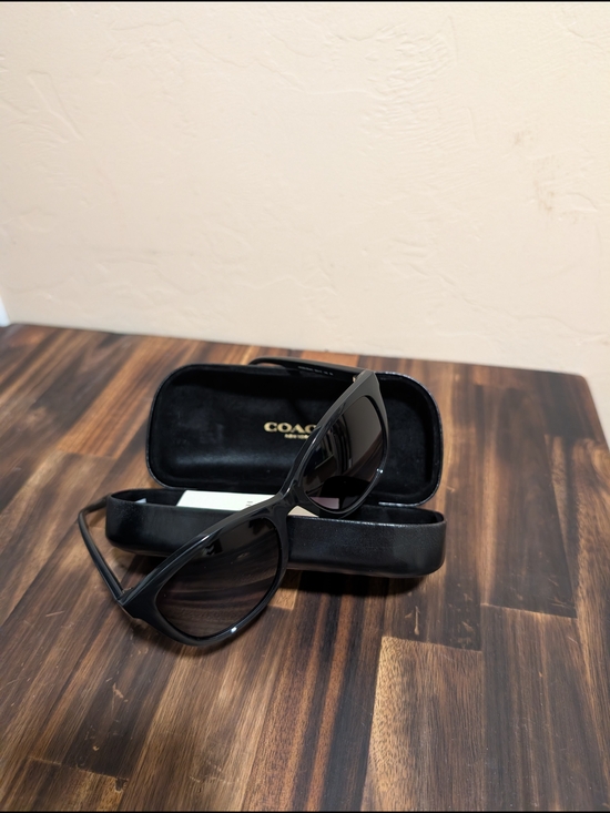 Coach Other - New Womans Coach Black Frame Sunglasses HC 8369U  W/Leather Case